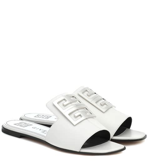 givenchy marshmallow white|givenchy 4g flat mule sandals.